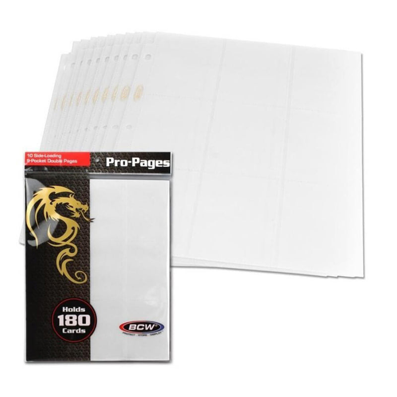 BCW Pro Pages 9 Pocket Pages Seitenladen (10er)