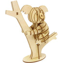 Uskomattomat eläinkokoelma 3D -puumalli