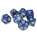 D7 Die Set Würfel gesprenkelt Poly (7 Würfel)