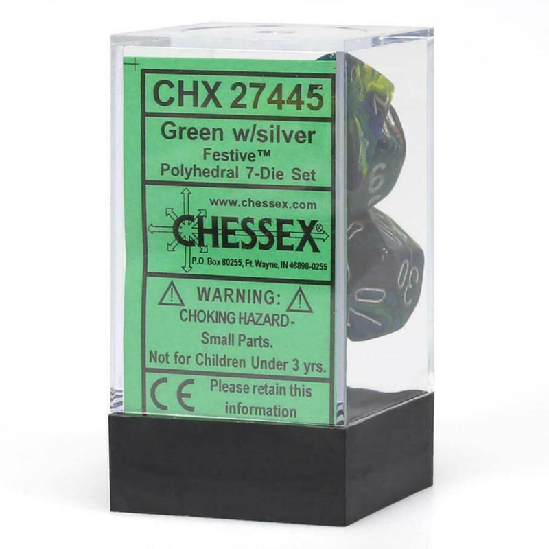 D7 Die Set Würfel Festliches Polyeder (7 Würfel)