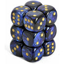D6 DICE SCARAB 16 mm (12 noppaa)