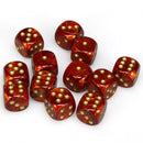 D6 DICE SCARAB 16 mm (12 noppaa)