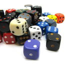 D6 DICE BLODED LOOST 12mm (50 DICE)