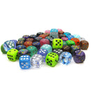 D6 DICE BLODED LOOST 12mm (50 DICE)