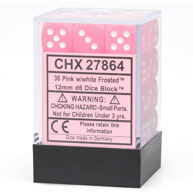 W6 Würfel mattiert 12mm (36 Würfel)