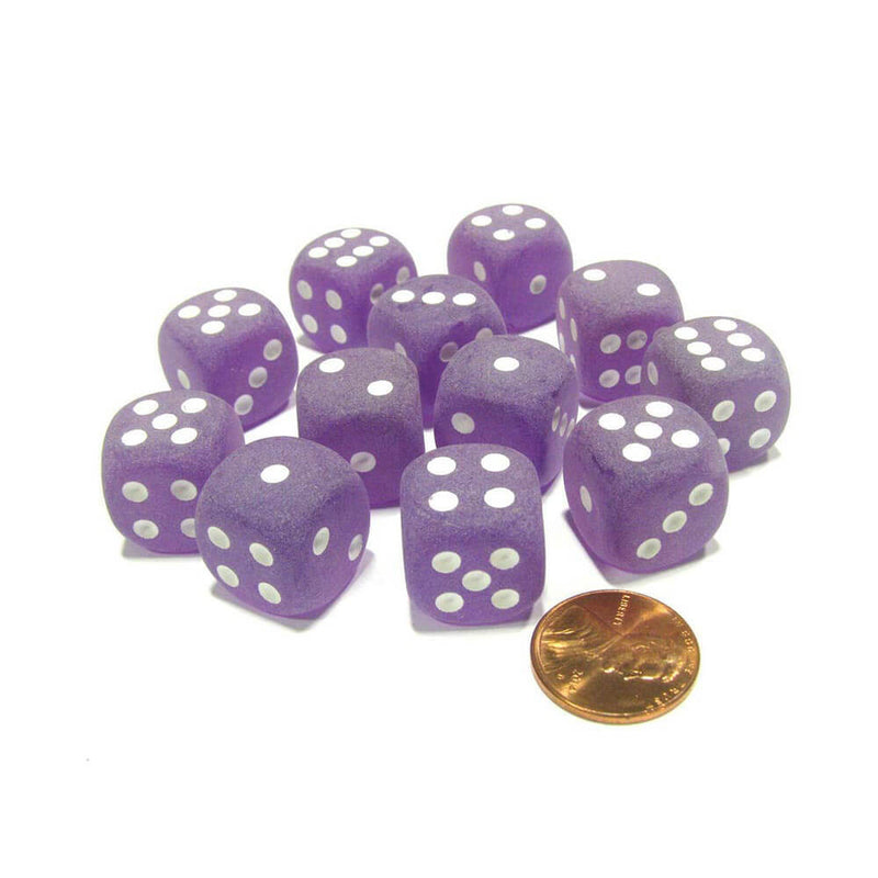 D6 Dice hurmutti 16 mm (12 noppaa)