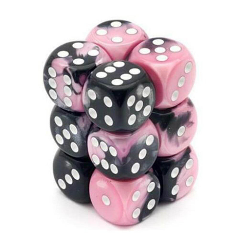 D6 Dice Gemini 16 mm (12 noppaa)