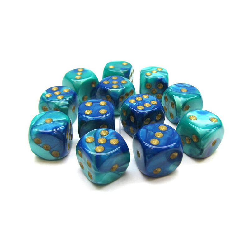 D6 Dice Gemini 16 mm (12 noppaa)