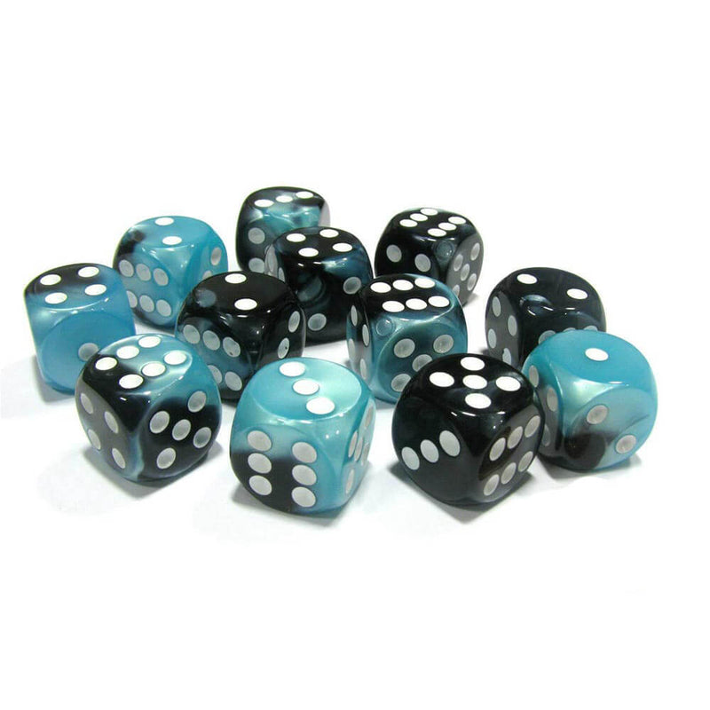 D6 Dice Gemini 16 mm (12 noppaa)