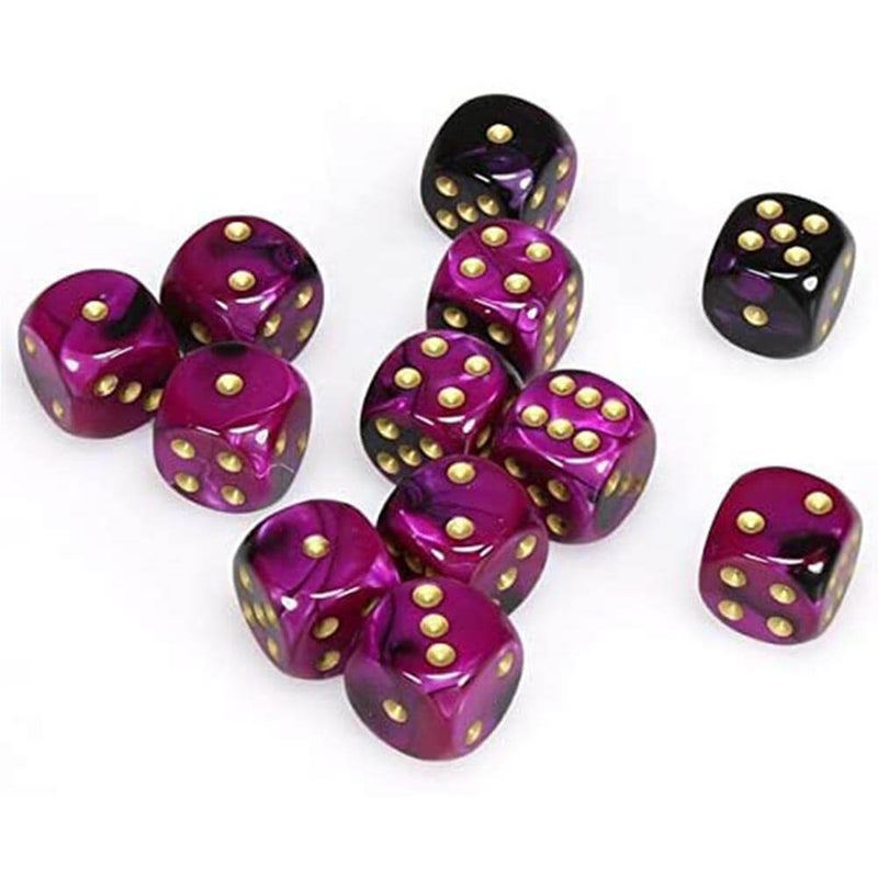 D6 Dice Gemini 16 mm (12 noppaa)