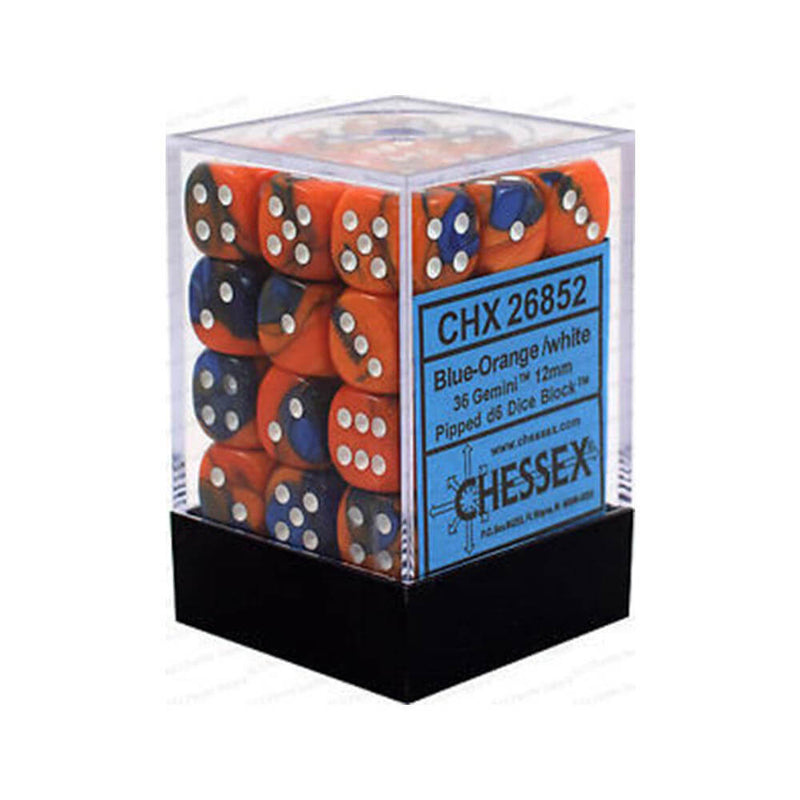 W6 Würfel Zwillinge 12mm (36 Würfel)