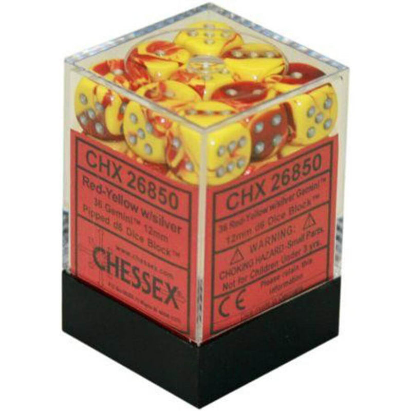 W6 Würfel Zwillinge 12mm (36 Würfel)