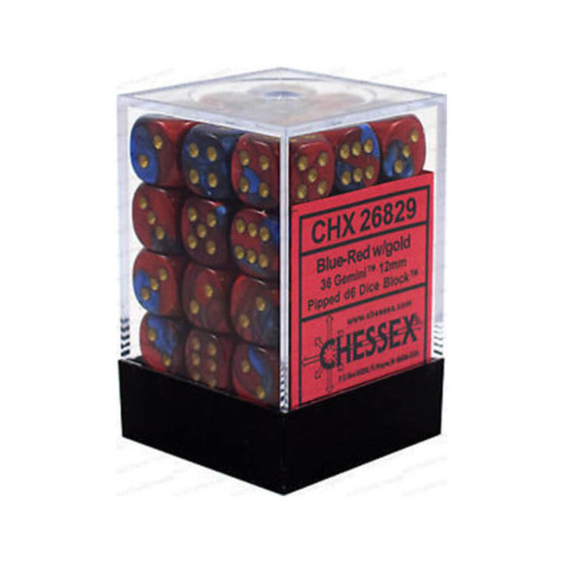 W6 Würfel Zwillinge 12mm (36 Würfel)