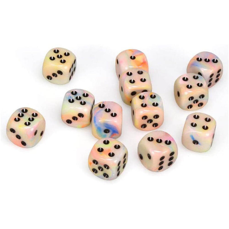 D6 DICE -juhlat 16 mm (12 noppaa)