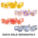 Resin Pearl Polyhedral Dice Set 16mm