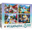 MasterPieces 4er-Pack Puzzle mit 500 Teilen