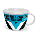 AFL soppa mugg med lock