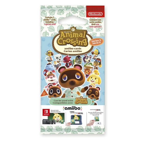 Amiibo Animal Crossing Cards Series 5 (1 st slumpmässig stil)