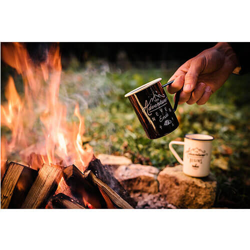 Gentlemen's Hardware Tall Enamel Mugs (Set of 2)