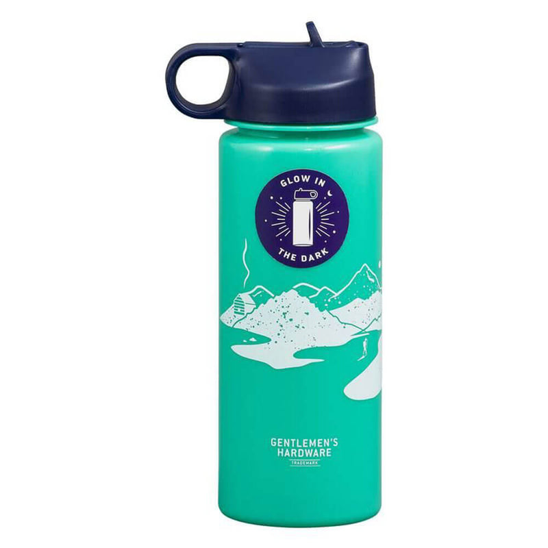 Gentlemen's Hardware Glow In The Dark Wasserflasche