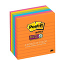 Post-it-vuorattu super tahmeat huomautukset 6pk