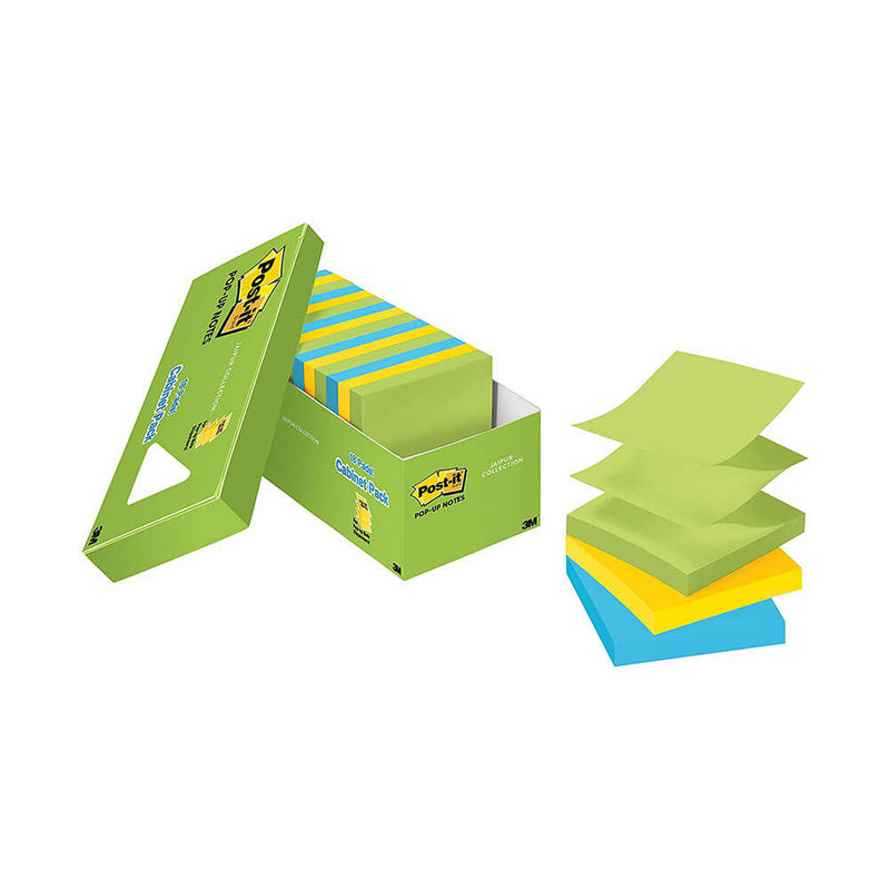 Post-it-kaapin pakkausmuistiinpanot 76x76mm (18pk)