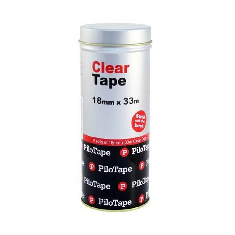 PilotApe Clear -teippi (8 Rollspk)
