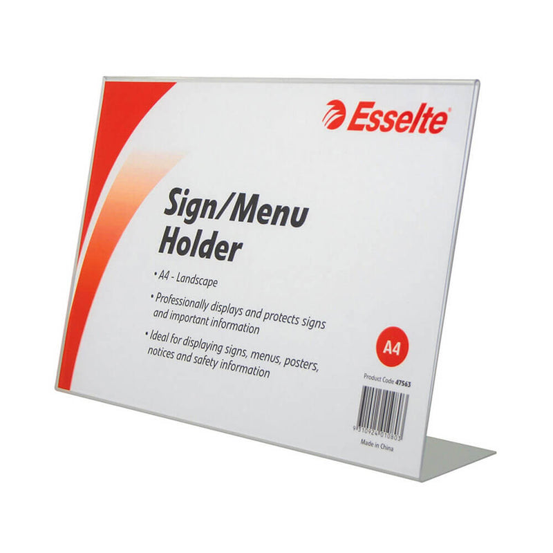 Esselte Slanted Meny/Sign Holder A4