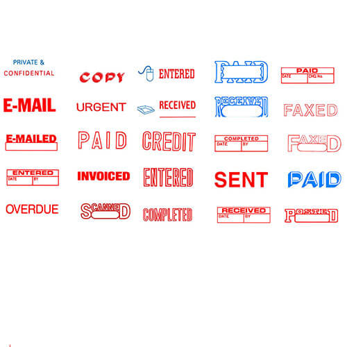 X-Stamper Self Inking Message Stamp