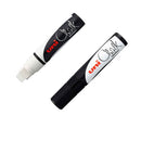 Uni Chalk Marker 15mm Broad Chisel Tip