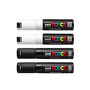 Uni Posca 8mm Tip Marker blandad (4PK)