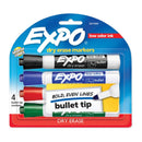 Expo Bullet Whiteboard Marker 4pk (Assorted)