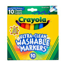 Crayola pestävä leveämerkki 10pk