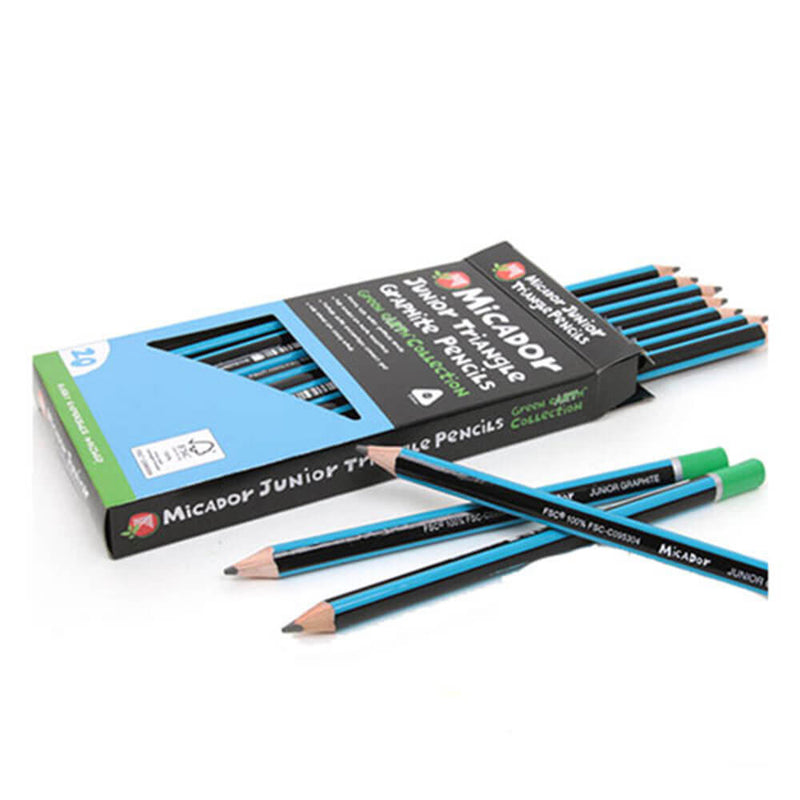 Micador Junior Triangle Graphite -kynät (20pk)