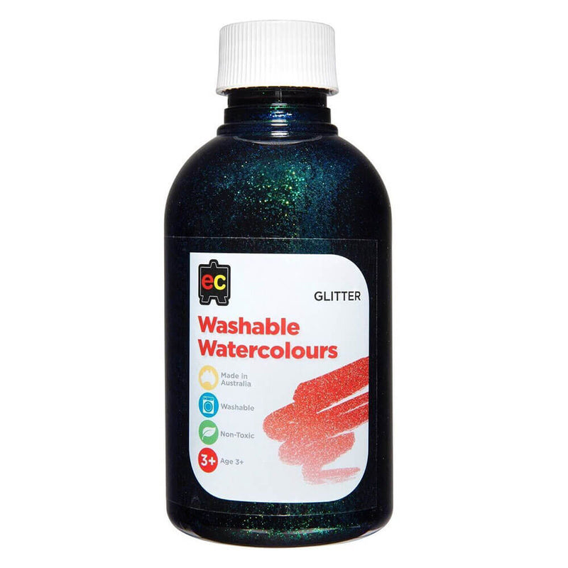 EC Glitter Wasserfarbe waschbar 250ml