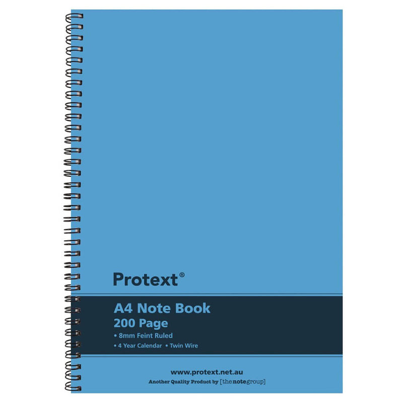 Protext Twin Wire Notebook 200 -sivua (A4)