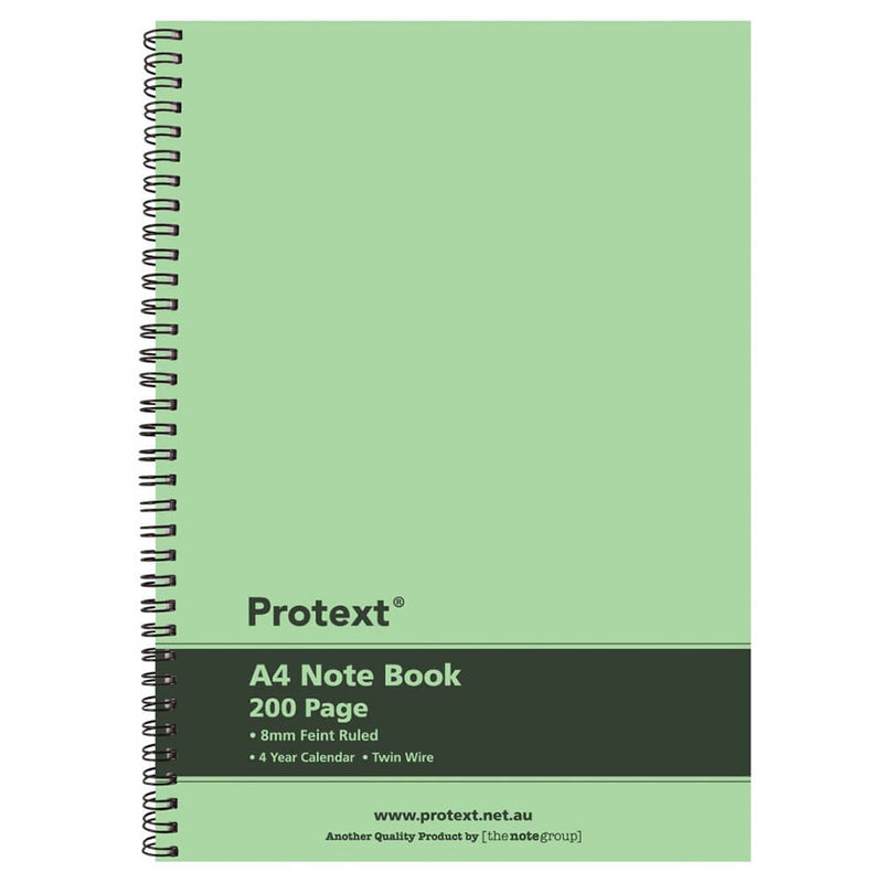 Protext Twin Wire Notebook 200 -sivua (A4)