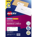 Avery Laser Inkjet Quick Peel -osoitteen etiketit
