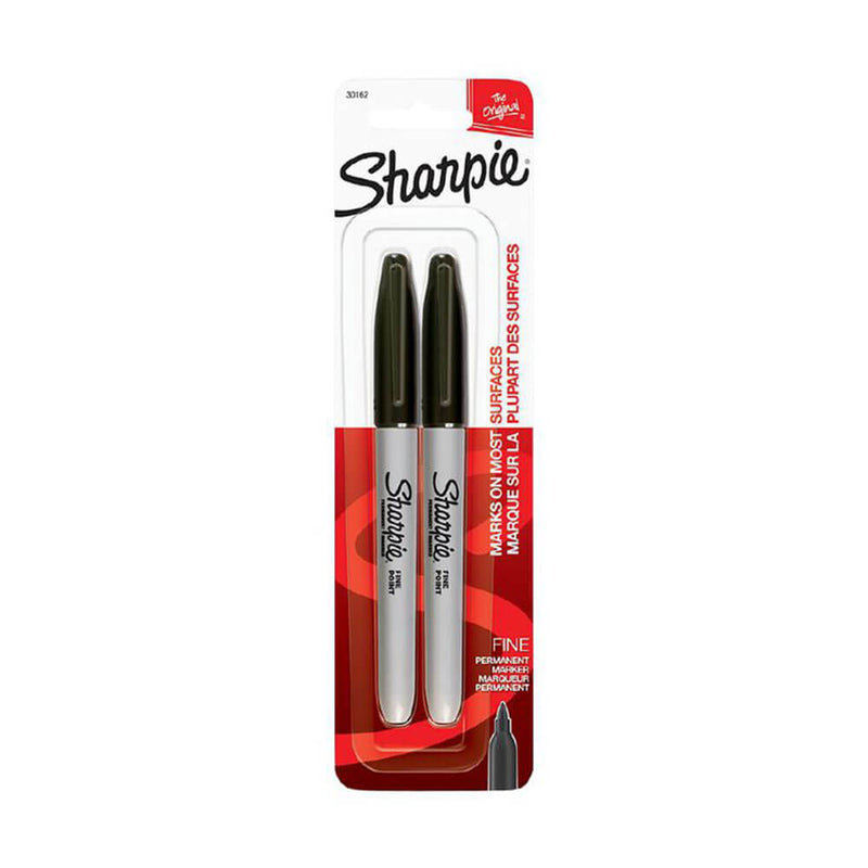 Sharpie Permanentmarker mit feiner Spitze (Schwarz)