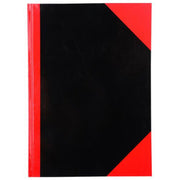 Cumberland Notizbuch A5 (Rot &amp; Schwarz)