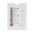 Marbig Kartenhalter aus durchsichtigem Kunststoff, 10 Stück (ohne Löcher)