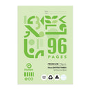 A4 Eco-Recycled Dotted Thirds Exercise Book 10pk