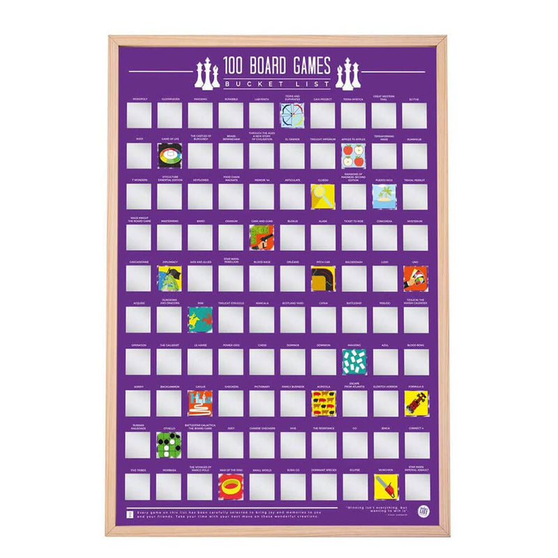 Gift Republic 100 Bucket List Scratch -juliste